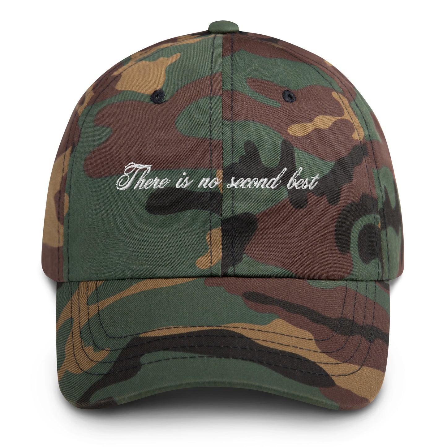 There is no second best cap, embroidered